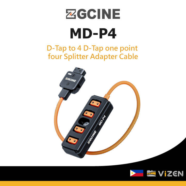 ZGCINE MD-P4 D-Tap To 4 D-Tap One Point Four Splitter Adapter Cable - Sale Price In The - 11