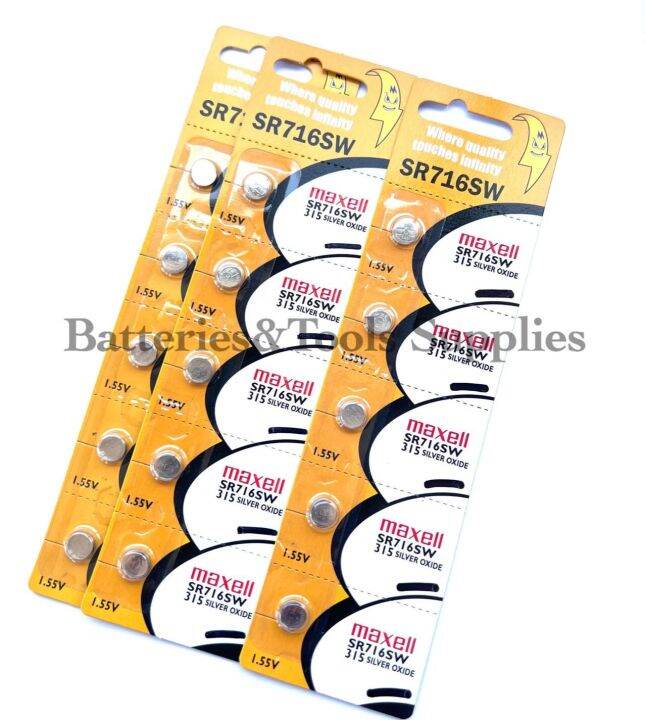 Original SR716SW (315) 1.55v Battery Silver Oxide | Lazada PH