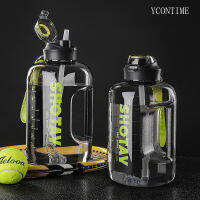 YCONTIME ขวดน้ำกีฬา,ขวดเทอร์โม,ขวดน้ำ2ลิตร,พร้อมหลอด,ขวดน้ำสำหรับกีฬา,ขวดสร้างแรงบันดาลใจ,2023