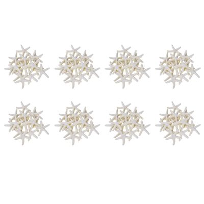 120 Pieces Creamy-White Pencil Finger Starfish for Wedding Decor, Home Decor and Craft Project