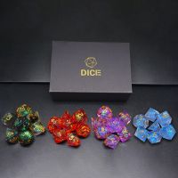 Handmade Sharp Edge Dice Symphony Polyhedral Game Stone