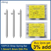 100PCS 1.8mm Diameter Watch Pin Pepair Tools &amp; Kits Quick Release Watch Strap spring Bars Pins 24mm 18MM 22MM 20mm 16MM 19MM Cable Management