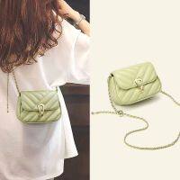 【Hot Sale】 rhombic chain bag women 2023 new summer all-match single shoulder Messenger square fat golden ball