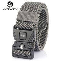 Official Genuine Elastic Tactical Belt Rust-Proof Metal Quick Release Buckle Military Army Belt Men 39;s Strong Nylon Stretch Belt