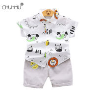 Fashion Graffiti Boys Clothing Sets Summer Short Sleeve Cotton Linen Baby T-shirt + Baby Shorts 2Pcs Casual Sport Suit