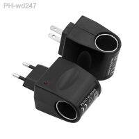 AC Adapter With Car Socket Auto Charger EU Plug 220V AC To 12V DC Use For Car Electronic Devices Use At Home