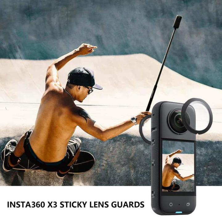 new-for-insta-360-x3-sticky-lens-guards-protector-action-camera-accessories-camera-lenses-high-transmittance-protective-cover-superior
