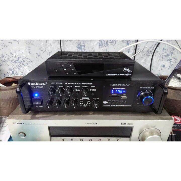 Home Audio Sunbuck Power Bluetooth Stereo Amplifier FM Radio Home