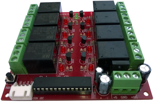 ap105-รีโมท-8-ช่อง-พร้อมบอร์ดรีเลย์-ควบคุมแบบมีสาย-ใช้ควบคุมการทำงานของ-มอเตอร์-ได้-4-ตัว-ตัวรีโมทใช้-ไอซี-pcf8564-remote-8-bit-i-o-expender-for-i2c-bus