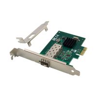 PCIE X1 Gigabit Network Card PCI-Express Riser Card BCM5720 Single Optical Port Gigabit Fiber Server Network Card Durable Easy Install Easy to Use