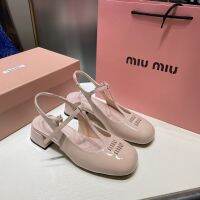 Xi Ke New  style preppy style sandals womens round toe miu miuˉfashion temperament all-match patent leather Mary Jane sandals