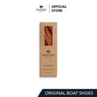 SPERRY ORANGE PEEL LEATHER LACE &amp; NEEDLE KIT เชือกผูกรองเท้า สีส้ม ( SP0028 )