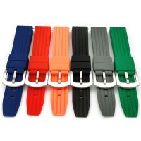 20mm 22mm Silicone Diving Rubber Watchband Men Band Accessories for ❣☸✤