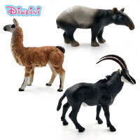 จำลอง Anteater ละมั่ง Alpaca สัตว์รุ่นรูปการกระทำนางฟ้าสวนอุปกรณ์ตกแต่งของขวัญสำหรับเด็กของเล่นการศึกษา