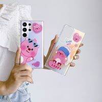 เคสเลเซอร์ IMD นุ่มสำหรับ Samsung กาแล็คซี่ S22 S22Plus S23 S22Ultra ฝาครอบป้องกันลายการ์ตูนน่ารัก S23Plus พิเศษพร้อมจี้