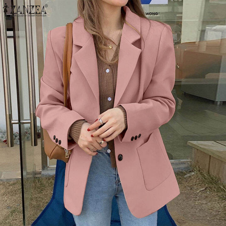 New Arrivalsfreeshipping Fancystyle Zanzea Korean Style Womens Jacket Fashion Long Sleeve 7110