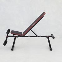 Bench for abdominal weight training Tilt-up type, tilt-down type, foldable type