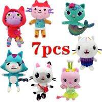 {Icc toy}ตุ๊กตาผ้ากำมะหยี่รูปสัตว์บ้านตุ๊กตาแก๊บบี้น่ารักตุ๊กตาแมวบ้านของเล่นการ์ตูนตุ๊กตานางเงือกตุ๊กตาเด็ก