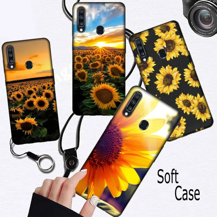 อ่อนนุ่ม-phone-ปก-เคสโทรศัพท์-j178-n184-sunflower-flower-painted-colourful-yellow-coque-หรับ-realme-c2-c3-c11-2021-c12-c15-c21-c25-c33-c35-c55-5-5i-5s-6i-6-8-pro-6pro-c25s-c21y-c25y-real-me-5pro-y-8pr