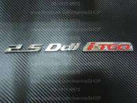 พลาสติกชุบโครเมี่ยม ติดท้ายรถ ISUZU DMAX คำว่า 2.5 Ddi i-TEQ หรือ 3.0 Ddi i-TEQ ติดรถ แต่งรถ อีซุซุ ดีแม๊กซ์