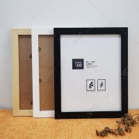 【ELE Photo frame】3ชิ้น/เซ็ตกรอบรูปไม้ธรรมชาติกรอบรูปคลาสสิกสำหรับแขวนผนังรวมถึงโปสเตอร์กรอบรูปตกแต่งภาพ