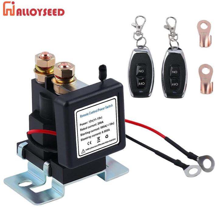 12V 500A Remote Battery Disconnect Switch with Quick Power Kill Battery