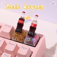 New Hand-made Resin Mechanical Gaming Keyboard Soda keycap Single Personality Three-dimensional RGB Backlit Keycaps