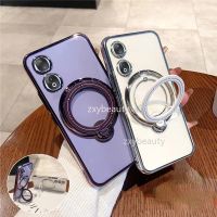 เคสสำหรับ Honor 90 5G 2023เคสมือถือกันกระแทกขอบ TPU นิ่มโปร่งใสสำหรับ Honor90พร้อมเคสหลังตัวยึดห่วง