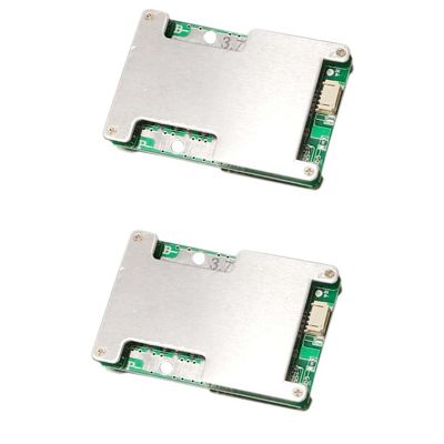 2Pcs 4S 12V 120A BMS Li-Iron Lithium Battery Charger Protection Board with Power Battery Balance/Enhance PCB Board