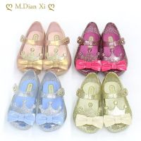 Mini Children Cute Sandals Beach Shoes New Girl Jelly Sandals Crown Summer Soft Sandals Melisa Toddler Shoes Girls Shoes