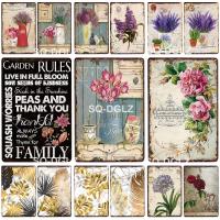 Europe Garden Metal Sign Plaque Metal Vintage Decor Pub Bar Decoration Oil Painting Tin Sign Plate Poster Home Decor Drawing Painting Supplies