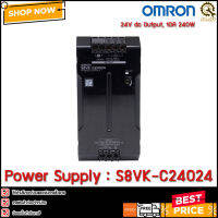 Power Supply OMRON S8VK-C24024 ,24VDC 10A 240W Input 85-264VAC ยึดราง