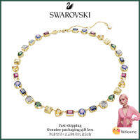 ?Swarovski?(เร็ว ๆ นี้) Stilla ผสมตัดไหลสีเพชรจี้สร้อยคอ S925 เงินสเตอร์ลิงผู้หญิงแฟชั่นสร้อยคอของขวัญวันวาเลนไทน์วันเกิด