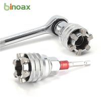 Alat Perbaikan Kunci Pas Drive 3/8 Inci 10-19Mm Soket Adaptif Lengan Universal Binoax