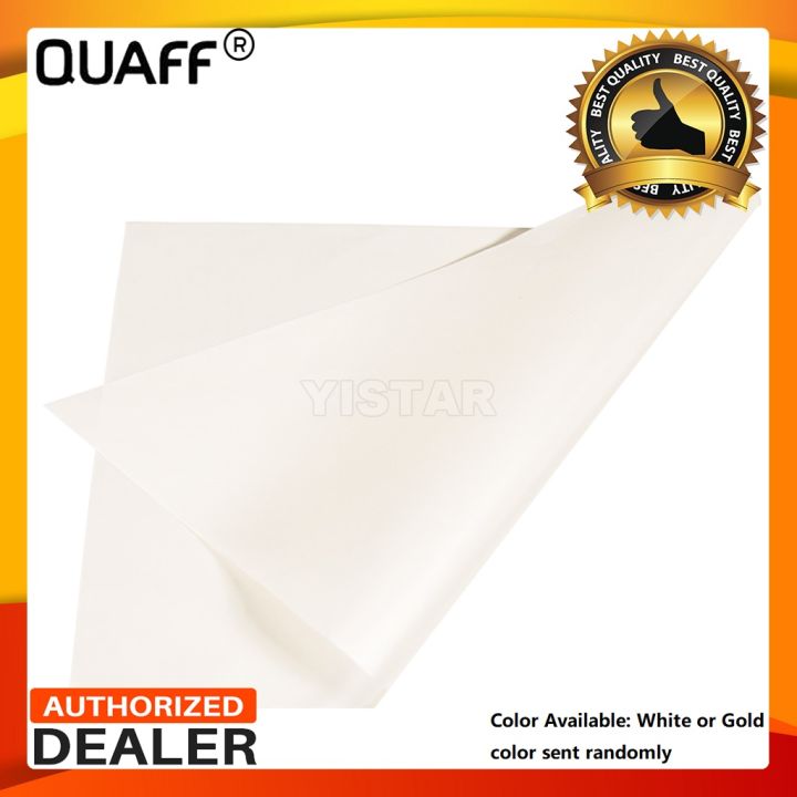 QUAFF Teflon Sheets for Heat Press Machine (BROWN OR WHITE) A4