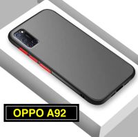 พร้อมส่ง Case OPPO A92 เคสกันกระแทก ปุ่มสีผิวด้าน ขอบนิ่มหลังแข็ง เคสโทรศัพท์ออฟโป้ สินค้าส่งจากไทย