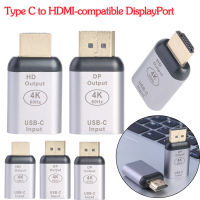 USB Jenis C Ke HDMI-Penyesuai DP Yang Serasi 4K 60Hz 3D Perempuan สำหรับ Penukar Lelaki untuk Pro Air โทรศัพท์มือถือแล็ปท็อป