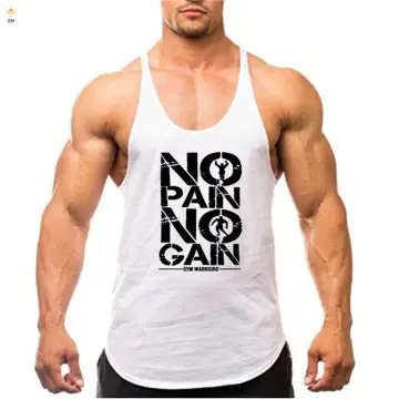 Mens gym store stringer tank tops