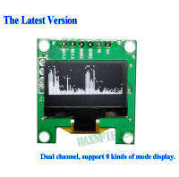 0.96 "Blue OLED Music Spectrum Display yzer ตัวบ่งชี้ระดับเสียง Rhythm VU Meter