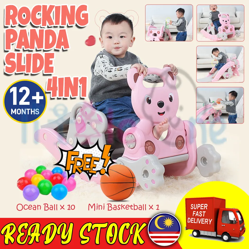 Baby Rocking Panda Slide 4-in-1 Kids Climbing & Animal Rocker Set Ride on Toy Playground | Lazada Baby Rocking Panda Slide 4-in-1 Kids Climbing & Animal Rocker Set Ride on Toy Playground | Lazada