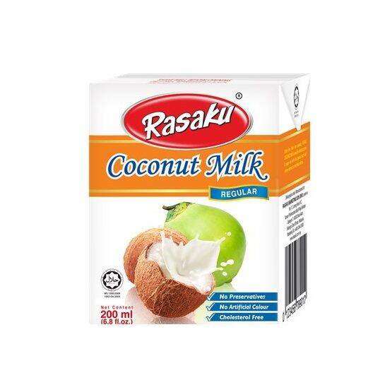 Santan Kotak Rasaku Coconut Milk (Regular) 200ml Pek Jimat Lazada
