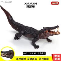 ?สัตว์จำลอง Childrens wild animal model simulation of large solid static crocodile toys furnishing articles boar