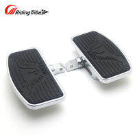 1 Pair Motorcycle Adjustable Floorboard Footboards Footrest Pad For Honda For Suzuki Vl400 C50