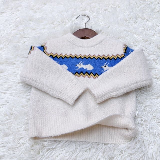 yoliyolei-2023-new-children-baby-sweater-kids-loose-knit-autumn-winter-girl-clothes-round-neck-toddler-girl-boy-pullover