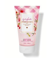 Bath &amp; Body Works  แบบ Foaming Sugar Body Scrub กลิ่น gingham gorgeous สครับอาบน้ำขัดผิวกาย กลิ่นหอมออกใหม่แนว floral หอมหวานสดชื่น ใหม่แท้ 100% อเมริกา