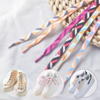 【HOT】♠▥ Colorful Shoe Laces for Tennis Flat Gradient Shoelaces Sneakers Shoelace Man Shoestrings