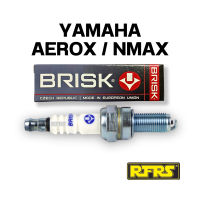 หัวเทียน BRISK COPPER RACING แกนทองแดง YAMAHA AEROX 2017-2021, NMAX 2016-2021 Spark Plug (C01RA) รองรับทุกน้ำมัน