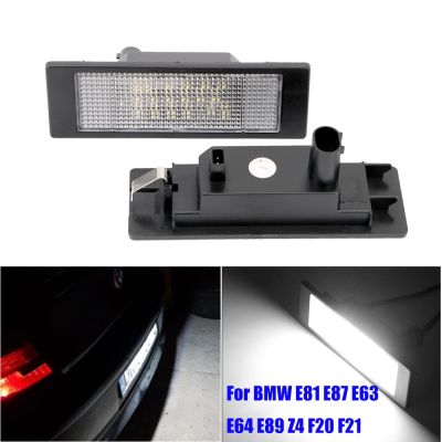 【CW】12V Car License Number Plate Lights LED Lamp Automotive Accessories For BMW E87 E81 E64 E86 E89 F20 Serie 1 6 Z Mini Cooper Fiat
