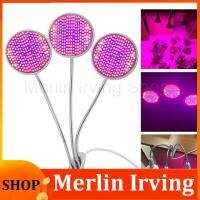 Merlin Irving Shop 3 head 200 led grow light growlight full spectrum plant lamp hydro UV IR red blue grow tent box indoor Hydroponics greenhouse