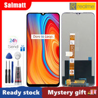 Salmatt Origina หน้าจอ LCD 6.5นิ้วสำหรับ Realme C3/C3i/Realme 5/5i/5S/6i เครื่องอ่านพิกัดจอแสดงผล LCD แบบสัมผัสหน้าจอแทนการประกอบสำหรับ C3 Realme C3i 5 5i 5S 6i RMX2020 RMX2021 RMX2030 RMX2032 RMX1925หน้าจอ LCD RMX2040 5S